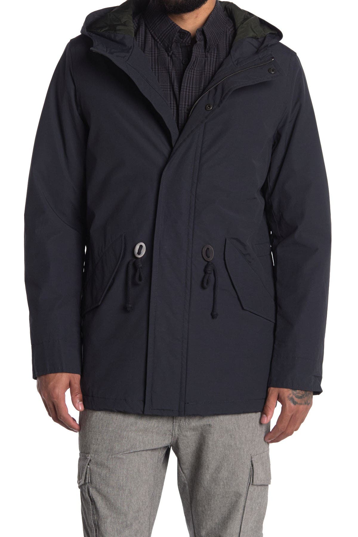 levis lined fishtail parka jacket
