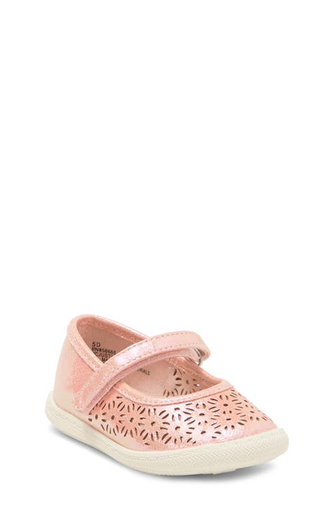 Toddler Girls' Londyn Lug Sole Mary Jane Shoes - Cat & Jack™ Gold : Target