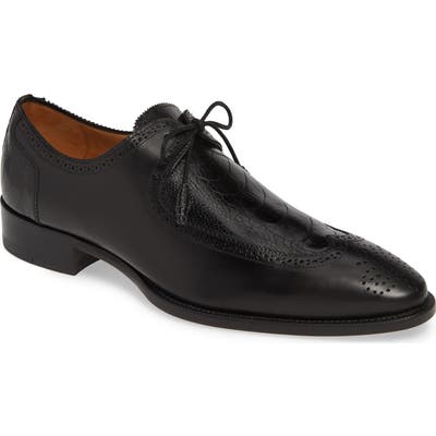 Mezlan Albano Wingtip- Black