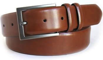 Tommy Hilfiger Men's Double-Loop Feather-Edge Belt