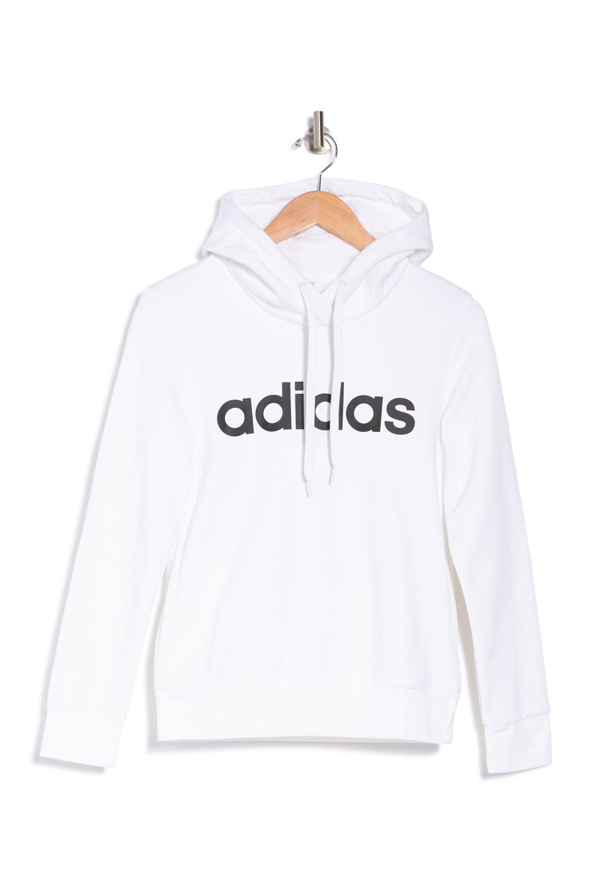 adidas logo print hoodie