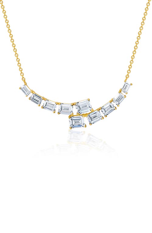 Crislu Oppulent Drops Pendant Necklace in Gold