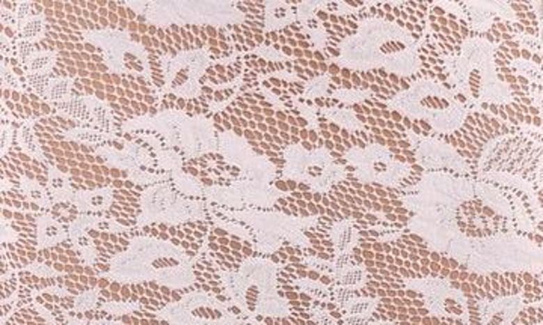 House Of Cb Azzurra Metallic Lace Body-con Gown In Pink