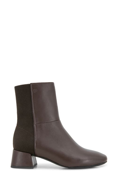 Shop Gentle Souls By Kenneth Cole Eileen Bootie In Chocolate Leather