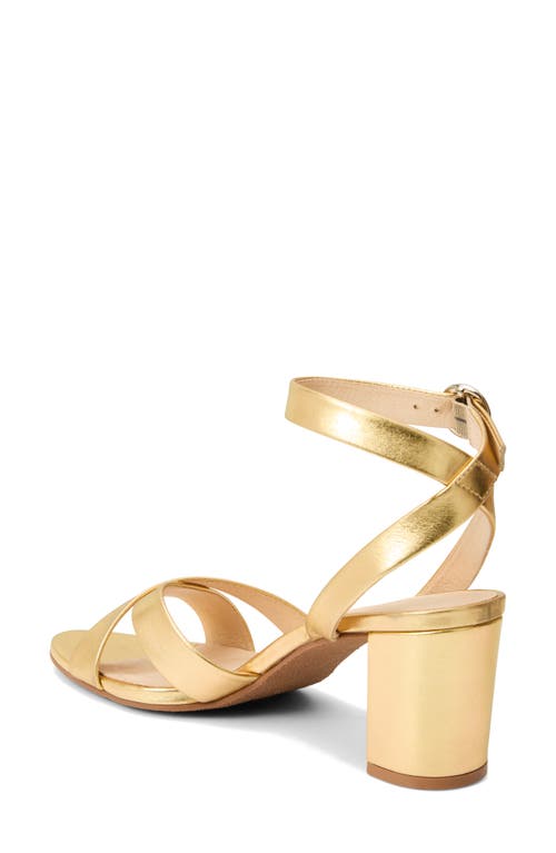 Jack Rogers Peri Ankle Strap Sandal In Gold