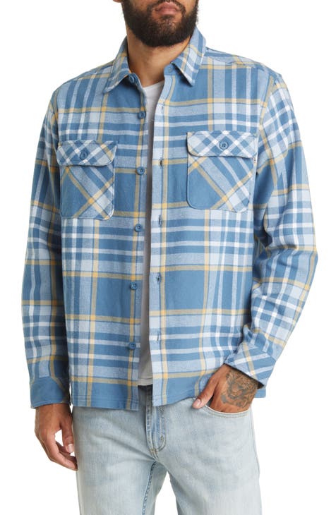 Men's Blue Flannel Shirts | Nordstrom