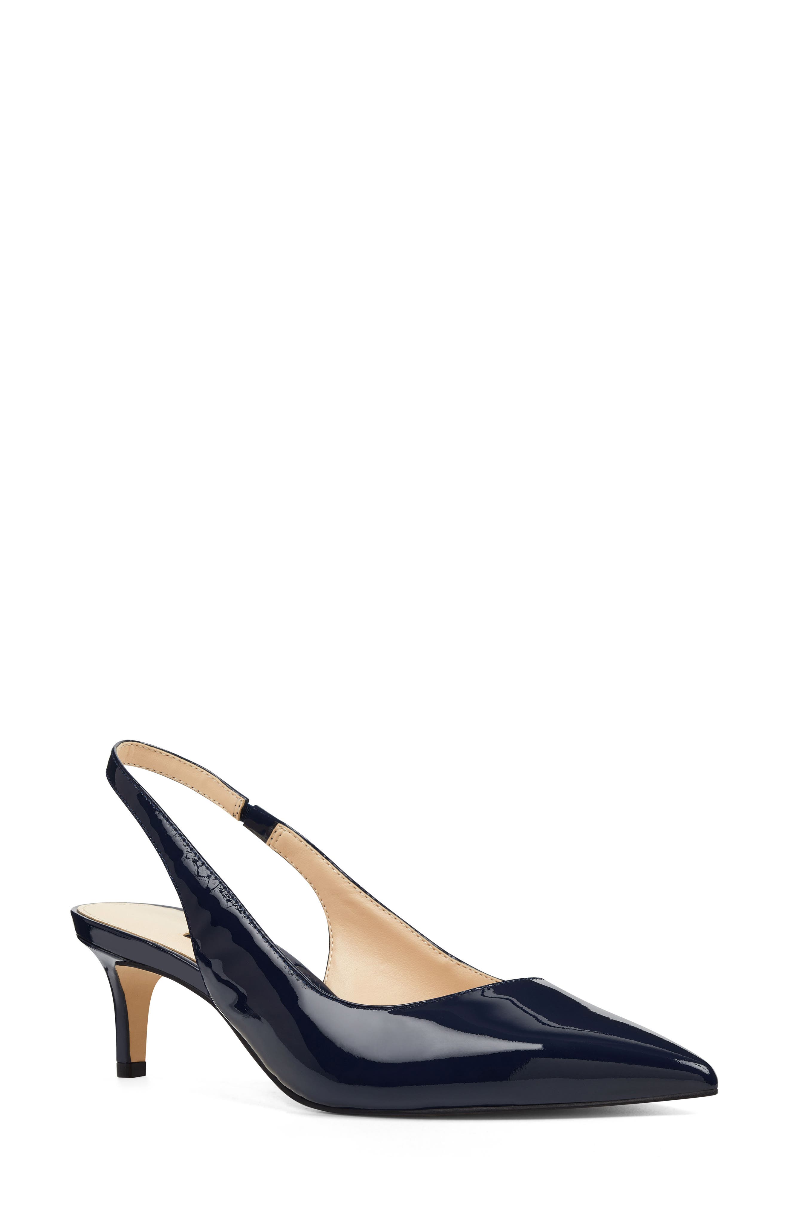 Nine West Feliks Sling Back Pump- Blue