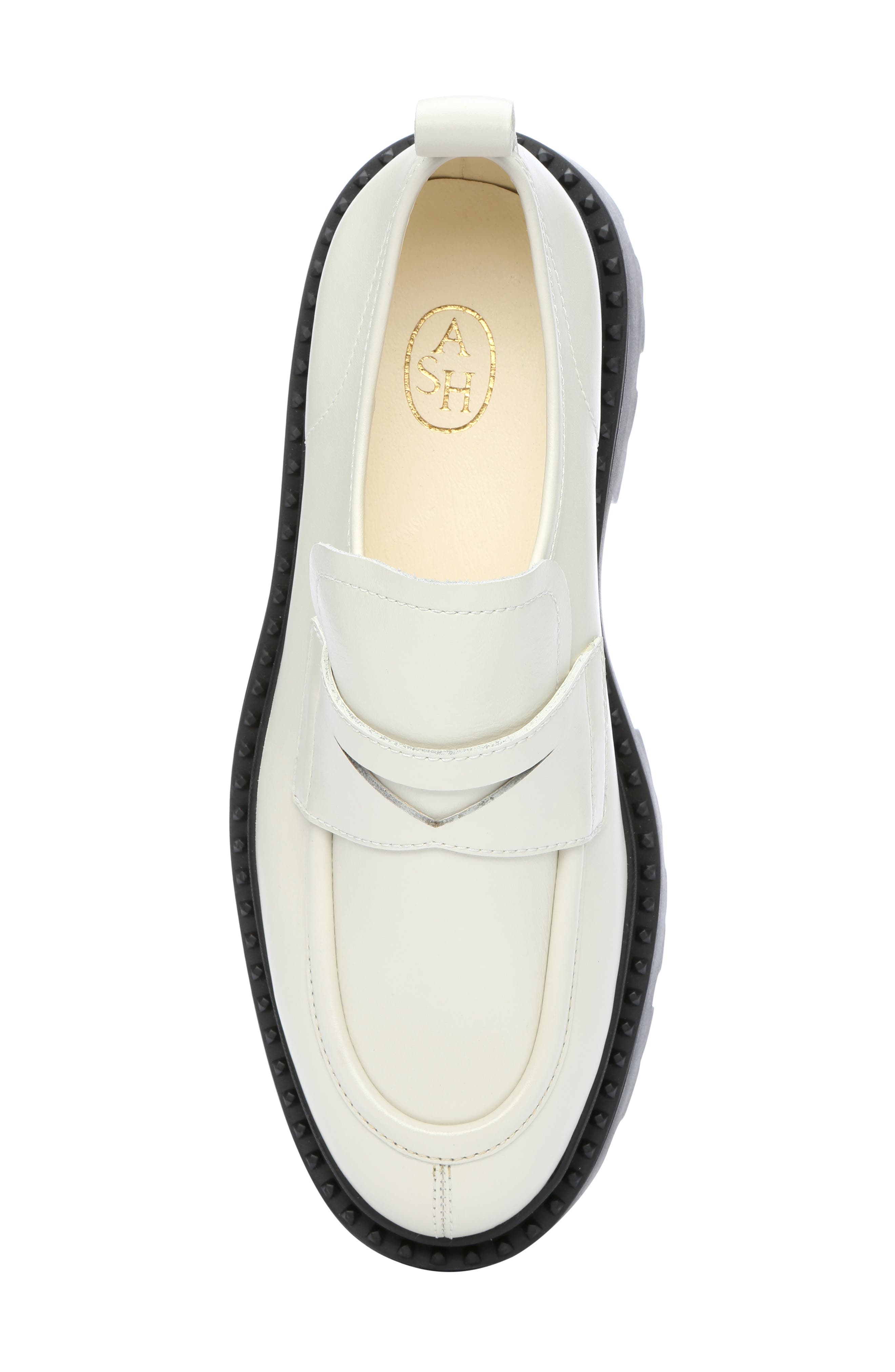 ash women's genial platform penny loafers