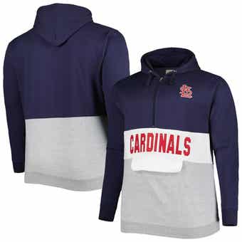 Men's Pro Standard Light Blue St. Louis Cardinals Team Logo Pullover Hoodie Size: Large