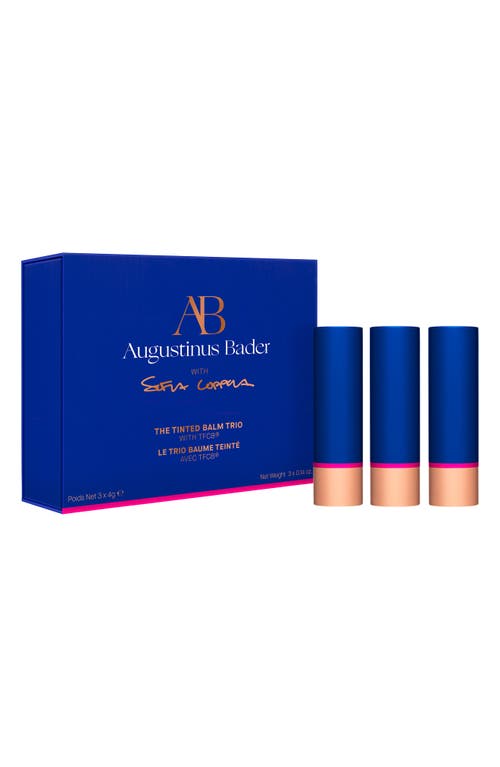 Augustinus Bader X Sofia Coppola Tinted Lip Balm Trio (limited Edition) $129 Value In No Color