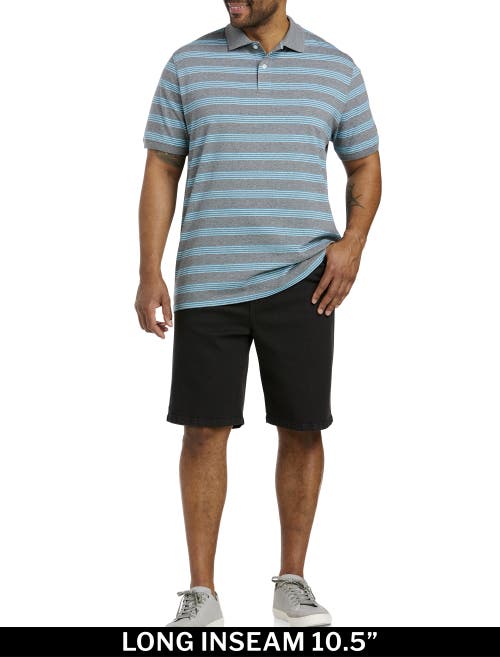 Shop Harbor Bay By Dxl Continuous Comfort Loose-fit Shorts In Black