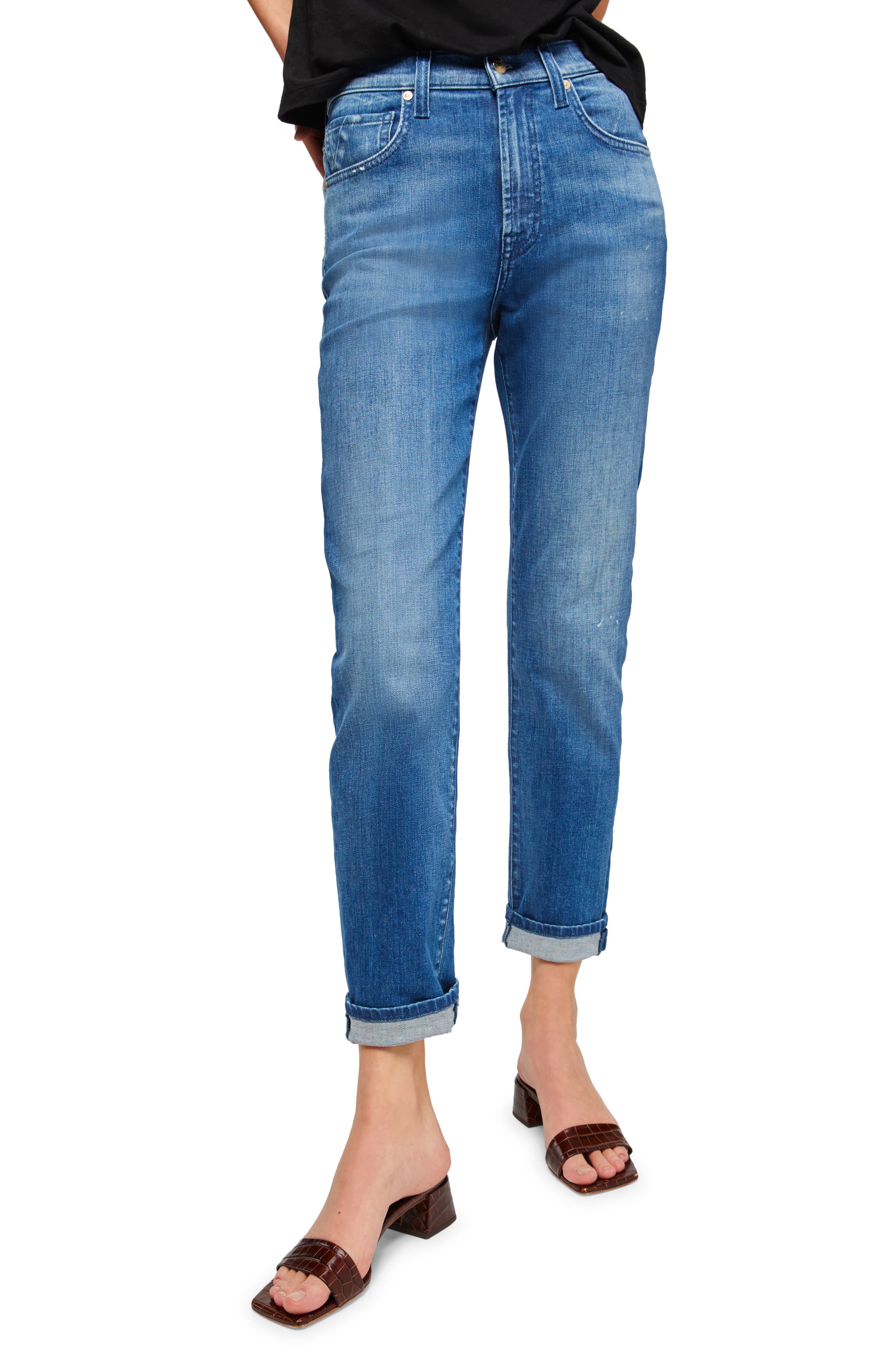 All Mankind High-Waisted Jeans 