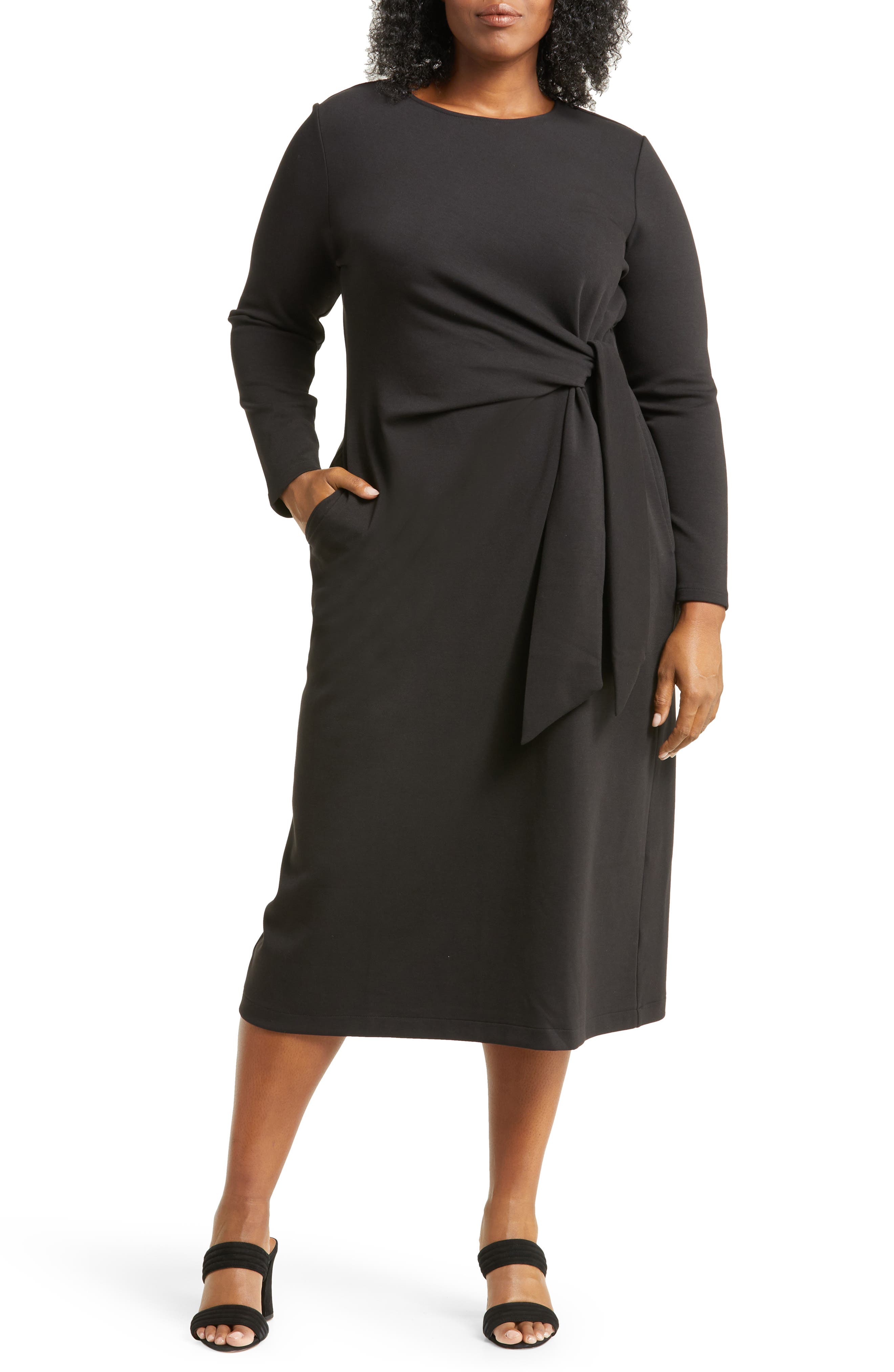 nordstrom long sleeve midi dress