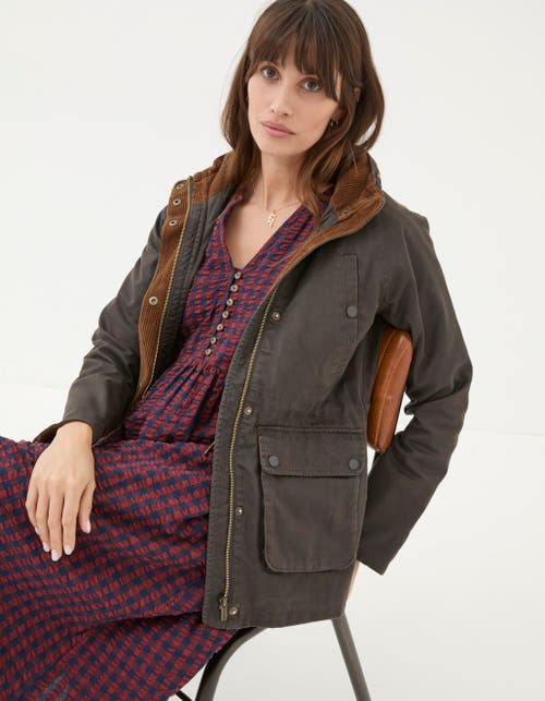 Shop Fatface Sussex Heritage Coat In Brown