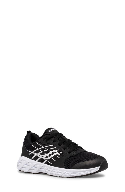Saucony Wind 2.0 Water Repellent Sneaker In Black/white