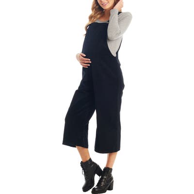 Everly Grey Carlita Maternity/nursing Crop Overalls