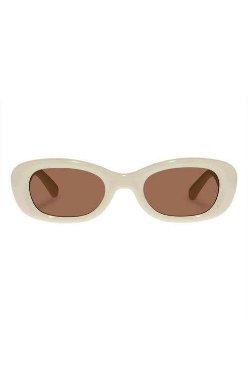 Calisto 49mm Small Oval Sunglasses in Iridescent Pineapple