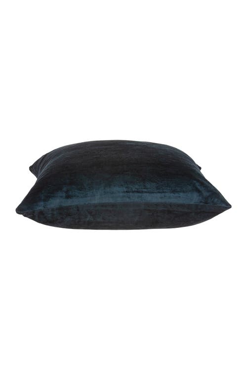 Parkland Collection Kyan Transitional Solid Pillow In Dark Blue