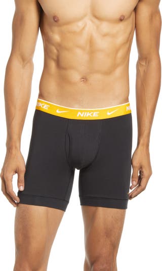 Nike Dri-FIT Essential Assorted 3-Pack Stretch Cotton Boxer Briefs