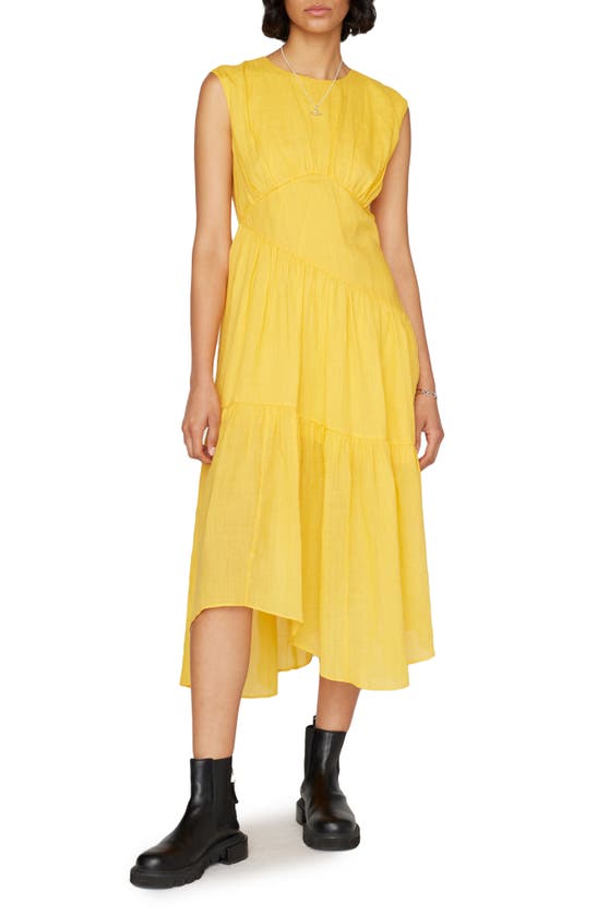 knee length dresses for ladies Frame Women's Gathered Seam Dress – Saint Bernard main image 0