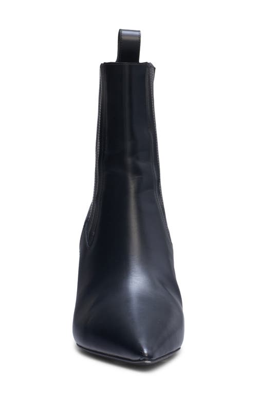 Shop Valentino Garavani Vlogo Lockette Chelsea Boot In 0no Nero