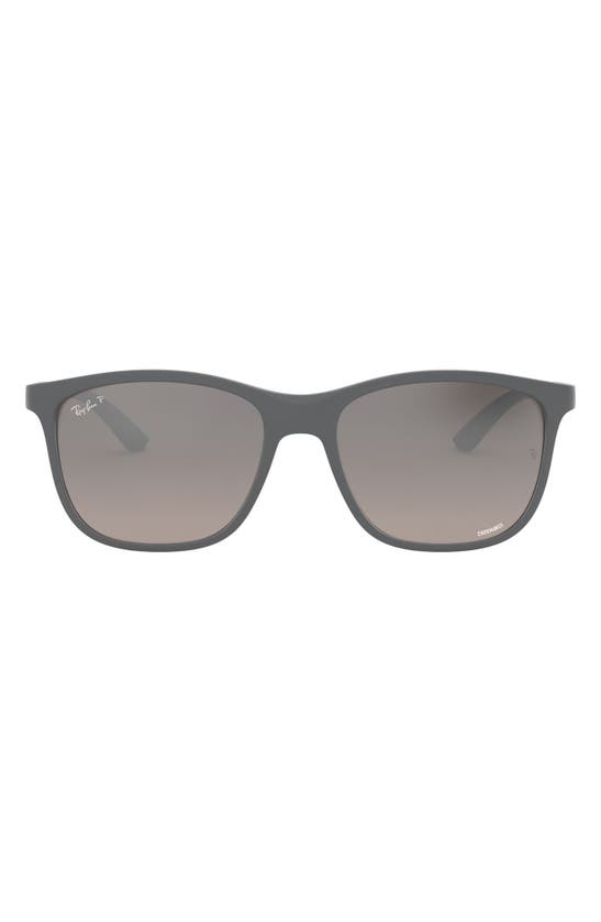 Ray Ban 59mm Chromance Polarized Sunglasses In Grey