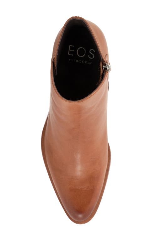 Eos Footwear Ellie Bootie In Brandy