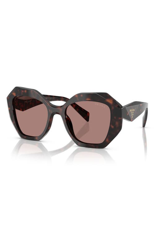 PRADA PRADA 53MM GRADIENT IRREGULAR SUNGLASSES