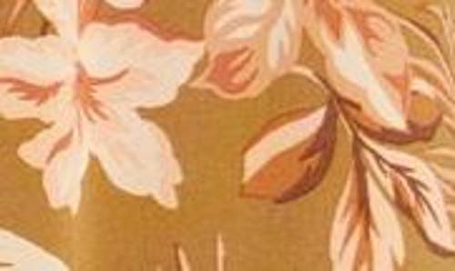 Rip Curl Desert Dreams Floral Wide Leg Pants In Bronze