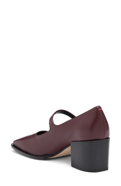 Aeyde Anya Square Toe Pump In Port