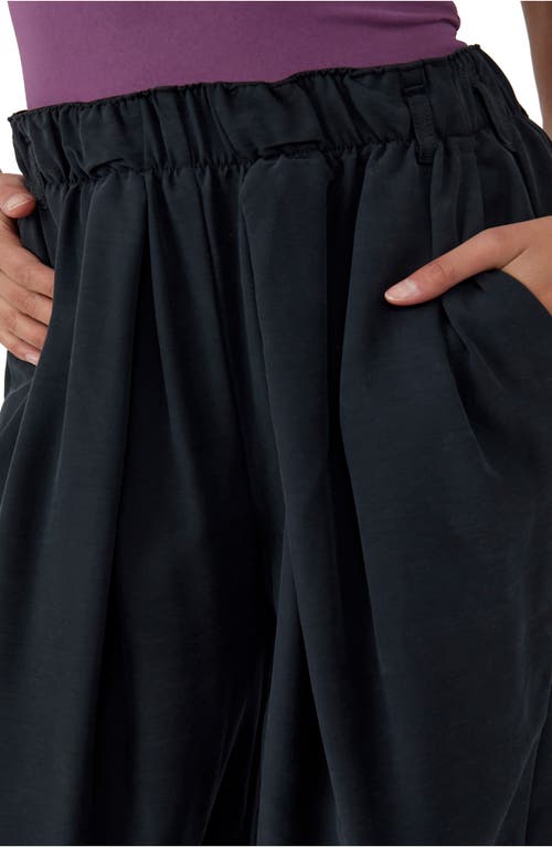 Shop Free People Nothin' To Say Wide Leg Pants In Black