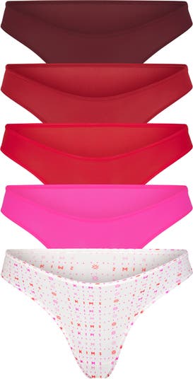 Fits Everybody Assorted 5-Pack Thongs