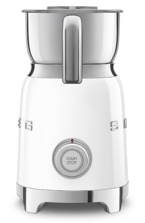 Smeg White Stainless-steel Milk Frother In White