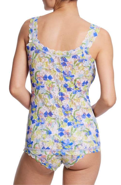 Hanky Panky Printed Signature Lace Classic Cami In Brush Strokes