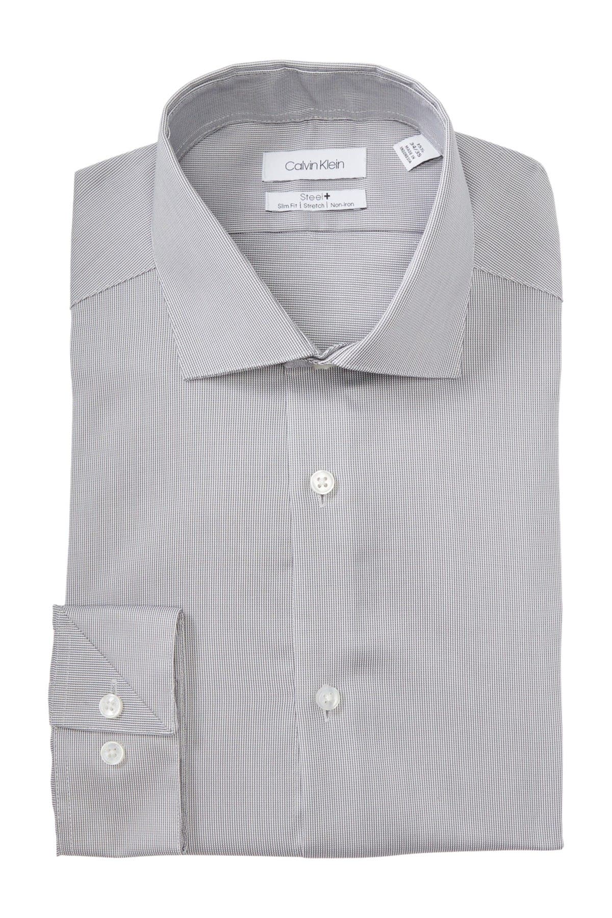 calvin klein black dress shirt