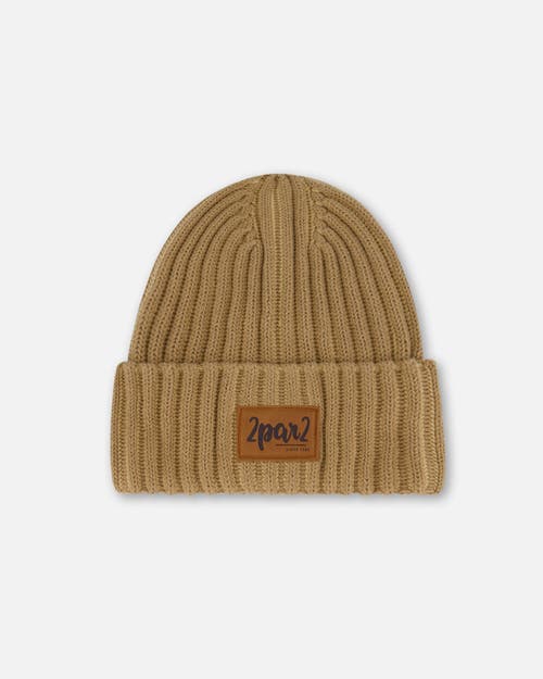 Deux Par Deux Unisex Solid Knit Hat Pacane Beige at Nordstrom