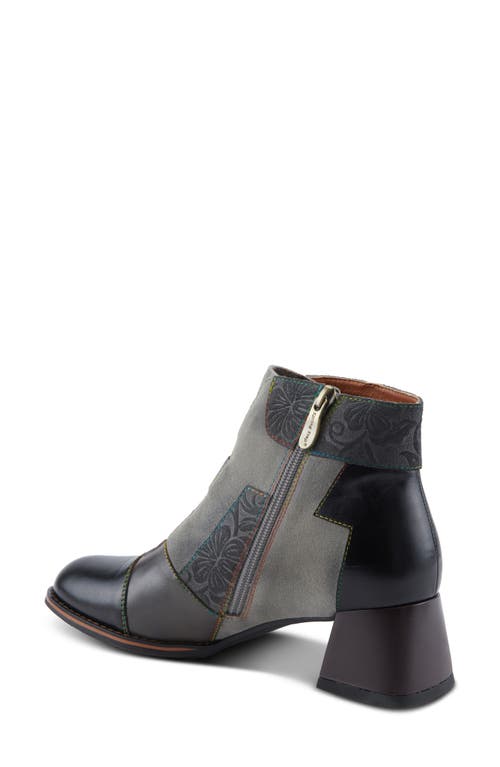 Shop L'artiste By Spring Step Copine Cap Toe Bootie In Black Multi