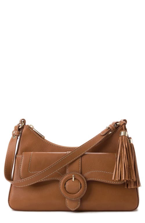 Esme Leather Shoulder Bag in Tan