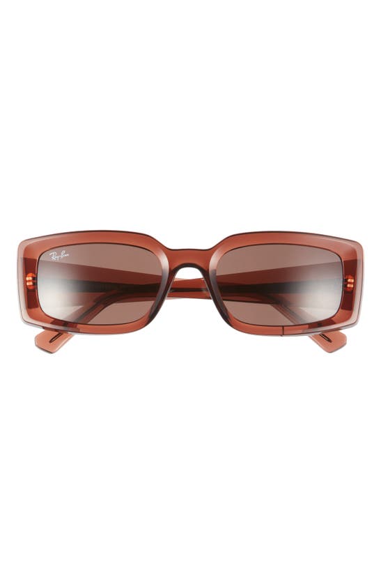 Shop Ray Ban Kiliane 54mm Pillow Sunglasses In Transparent