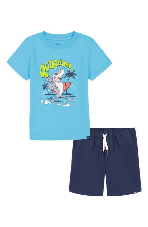 Kids' Graphic T-Shirt & Shorts Set (Toddler)