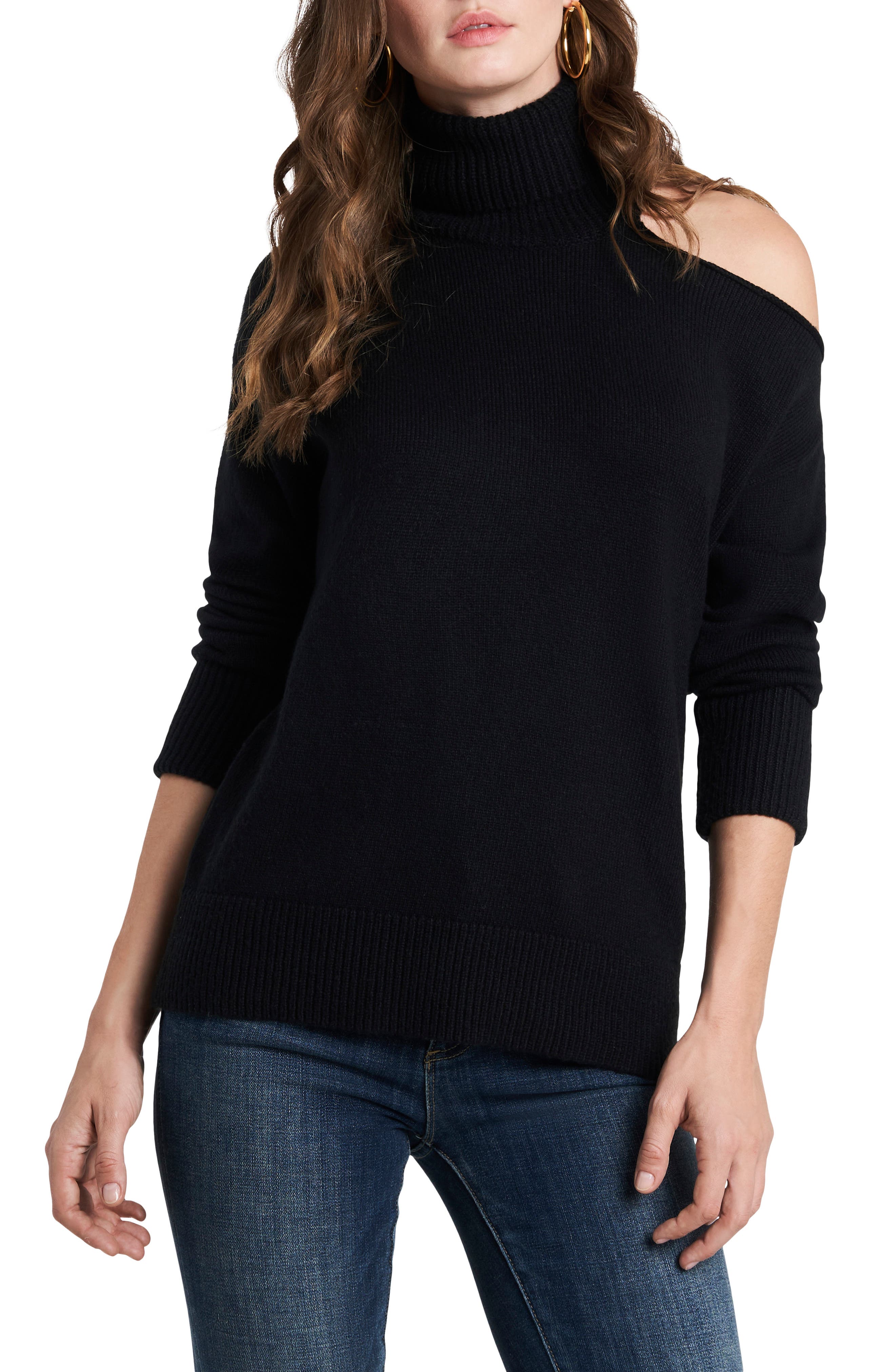 1.STATE CUTOUT SHOULDER TURTLENECK SWEATER,193768971658