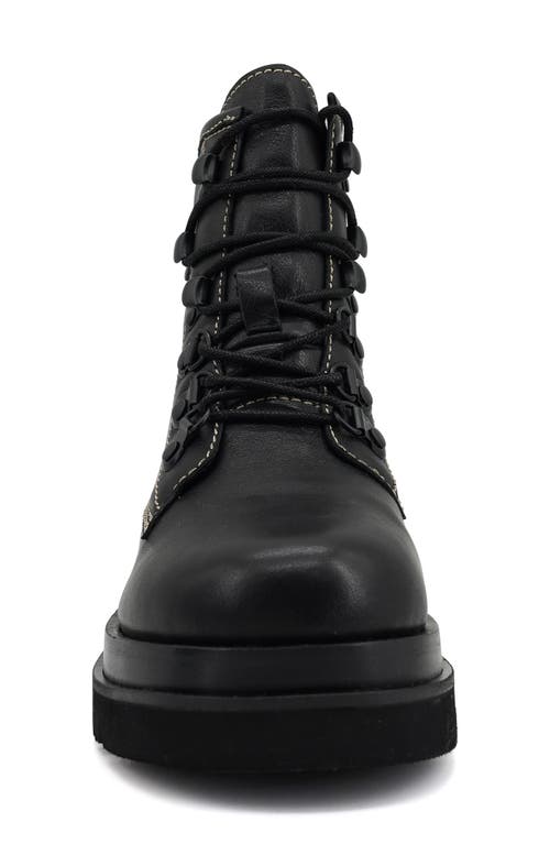 Zigi Artisan Violet Bootie In Black Leather