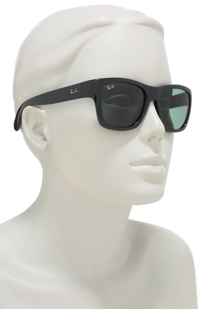 Ray-Ban 53mm Square Sunglasses, Alternate, color, Black