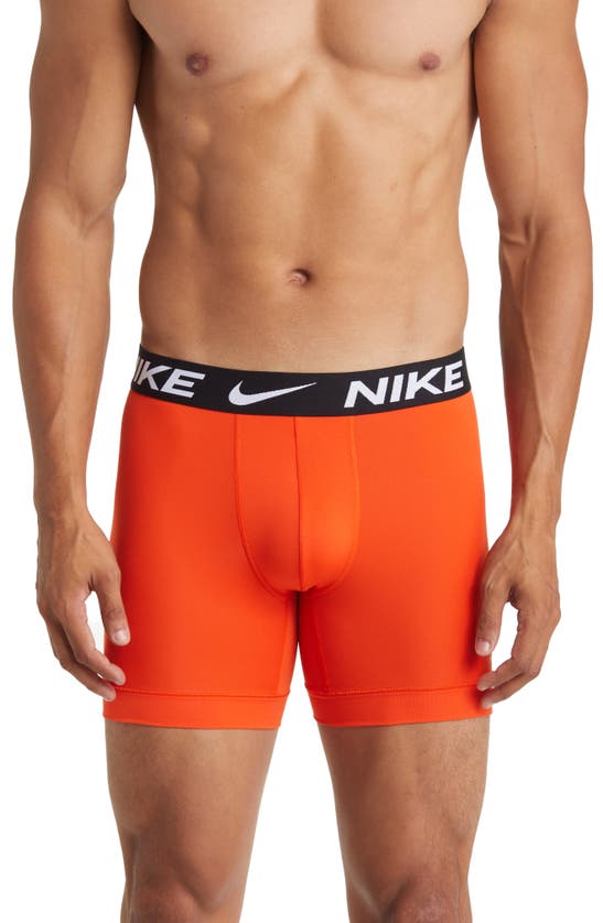 Nike 3-pack Dri-fit Essential Micro Boxer Briefs In Pink