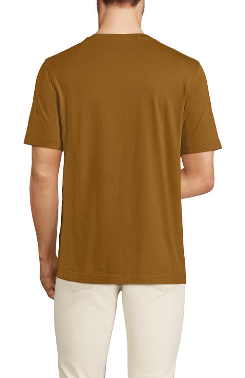 Shop Lands' End Super-t Short Sleeve T-shirt In Aged Gold