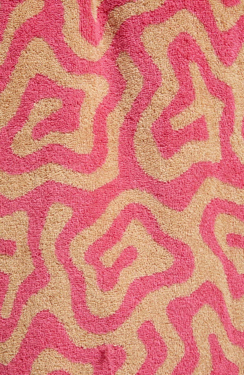 Dusen Dusen Spiral Cotton Terry Robe, Alternate, color, Multi