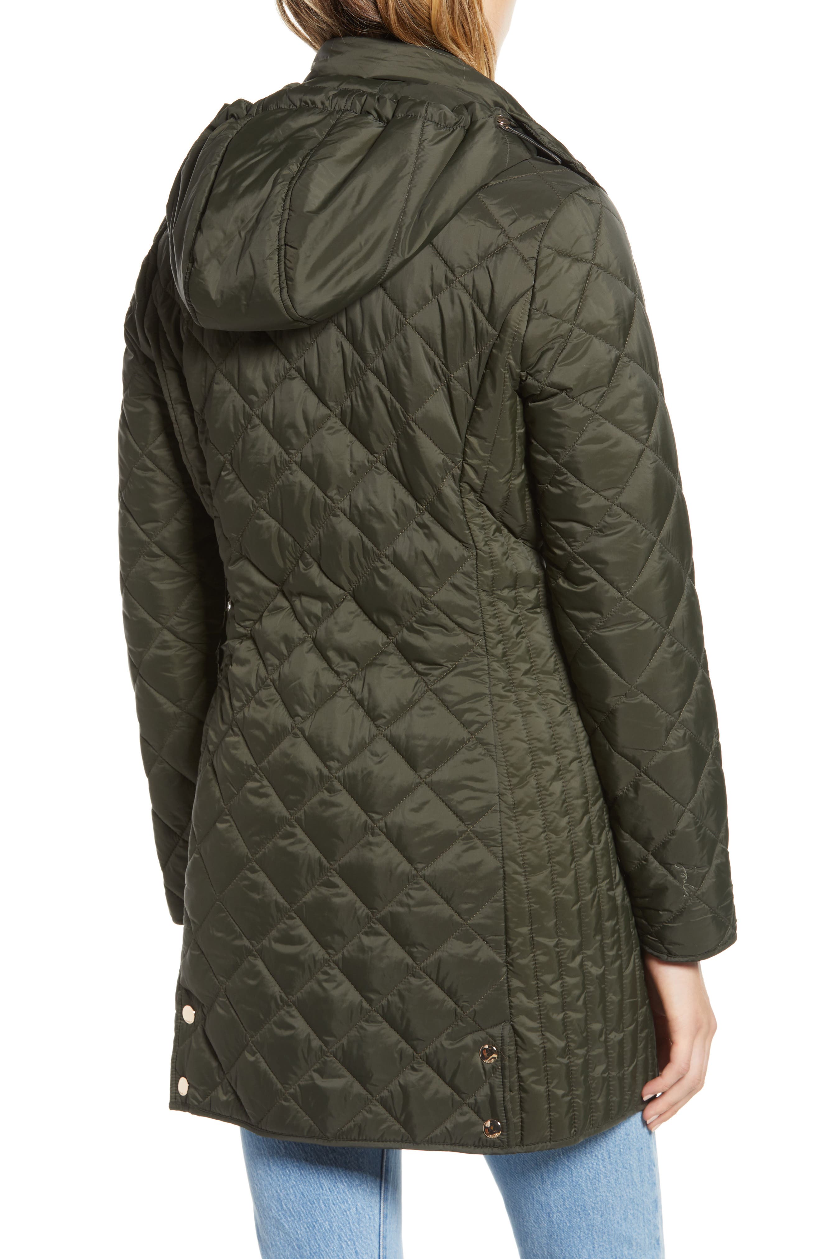 Joules | Chatham Hooded Longline Quilted Jacket | Nordstrom Rack
