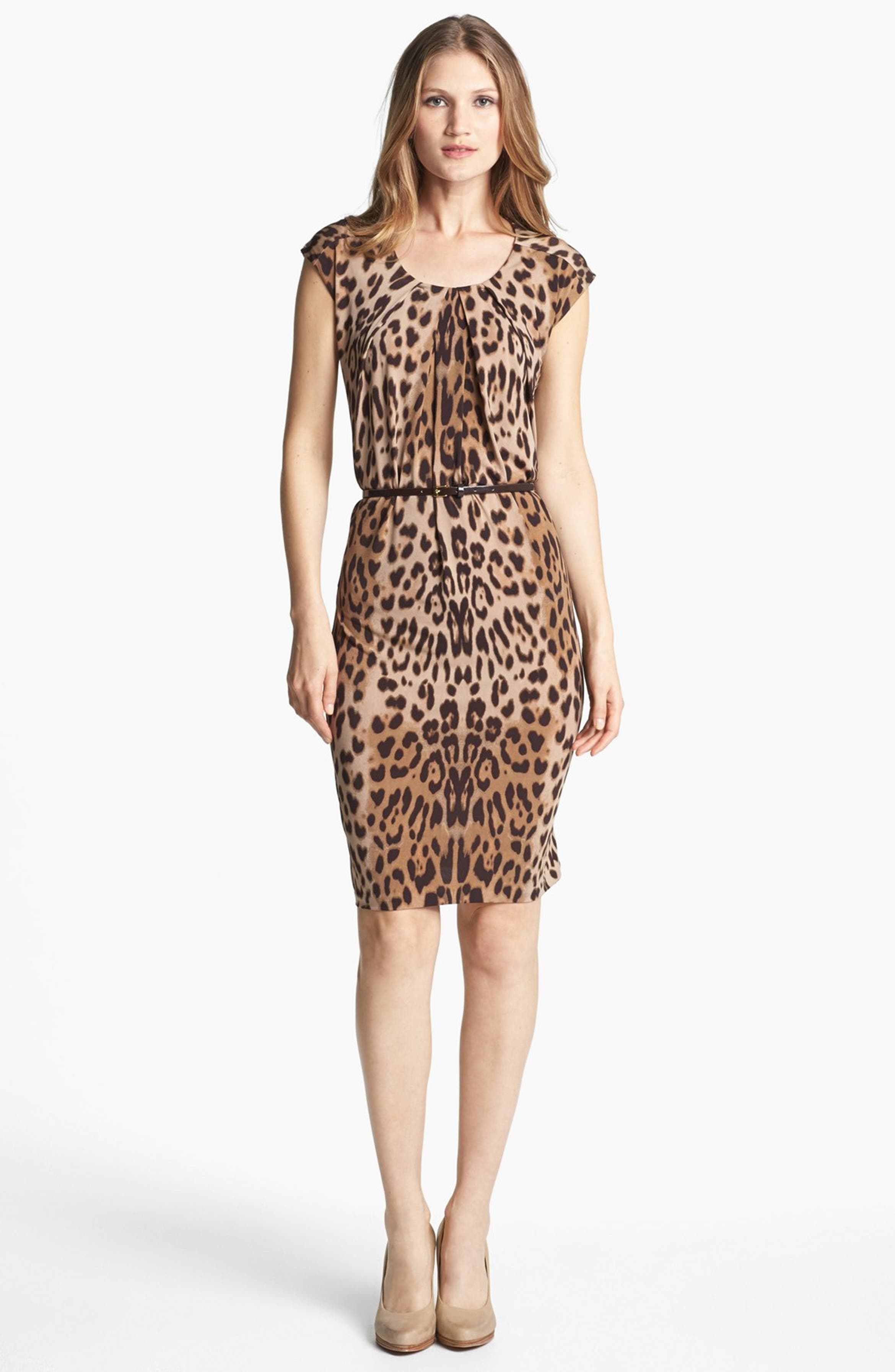 Anne Klein Leopard Print Dress | Nordstrom