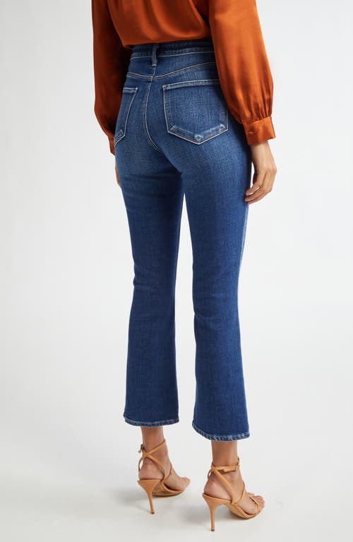 Shop L Agence L'agence Tati High Waist Crop Micro Bootcut Jeans In Desoto