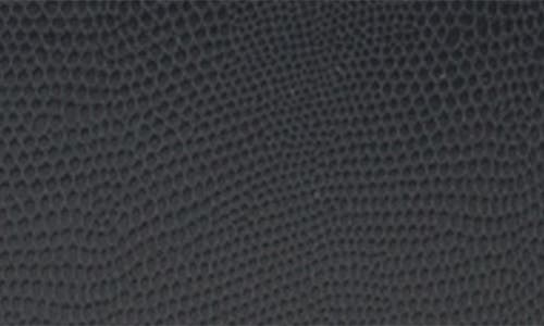 Bey-berk Lizard Print Leather Jewelry Box In Black